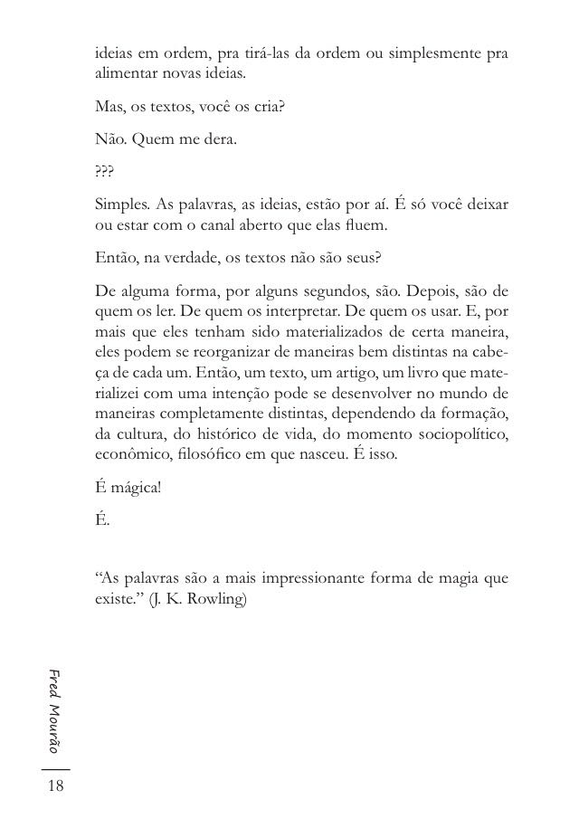 Crônica Fred Mourão Filhos ou Palavras2