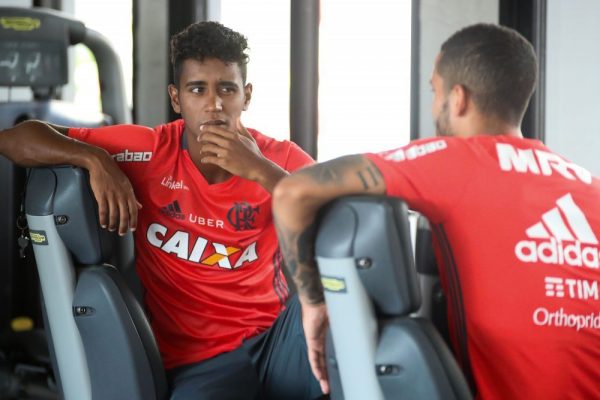 Gabriel volta aos gramados diante do Nova Iguaçu. Foto Gilvan de Souza / Flamengo