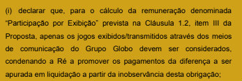 contrato flamengo globo