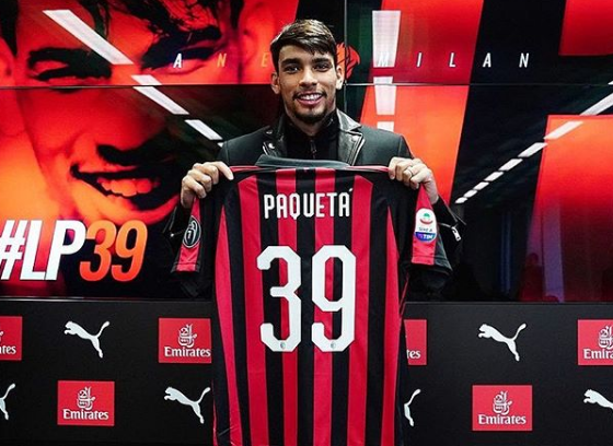 paquetá apresentação milan