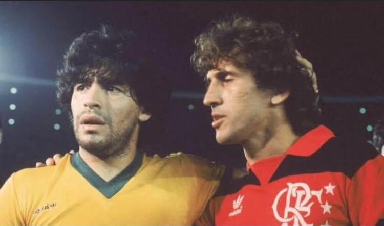 Zico e Maradona