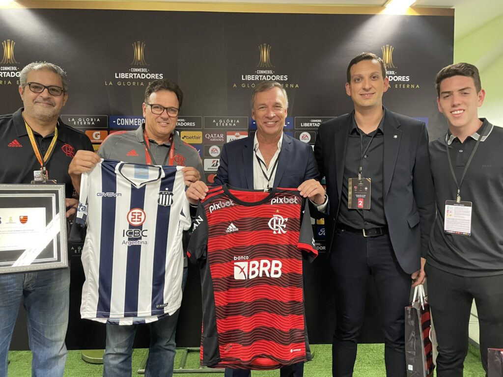 dirigentes flamengo talleres libertadores