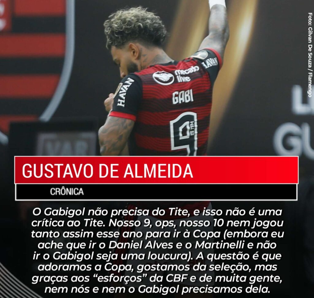 Gabigol trecho da crônica