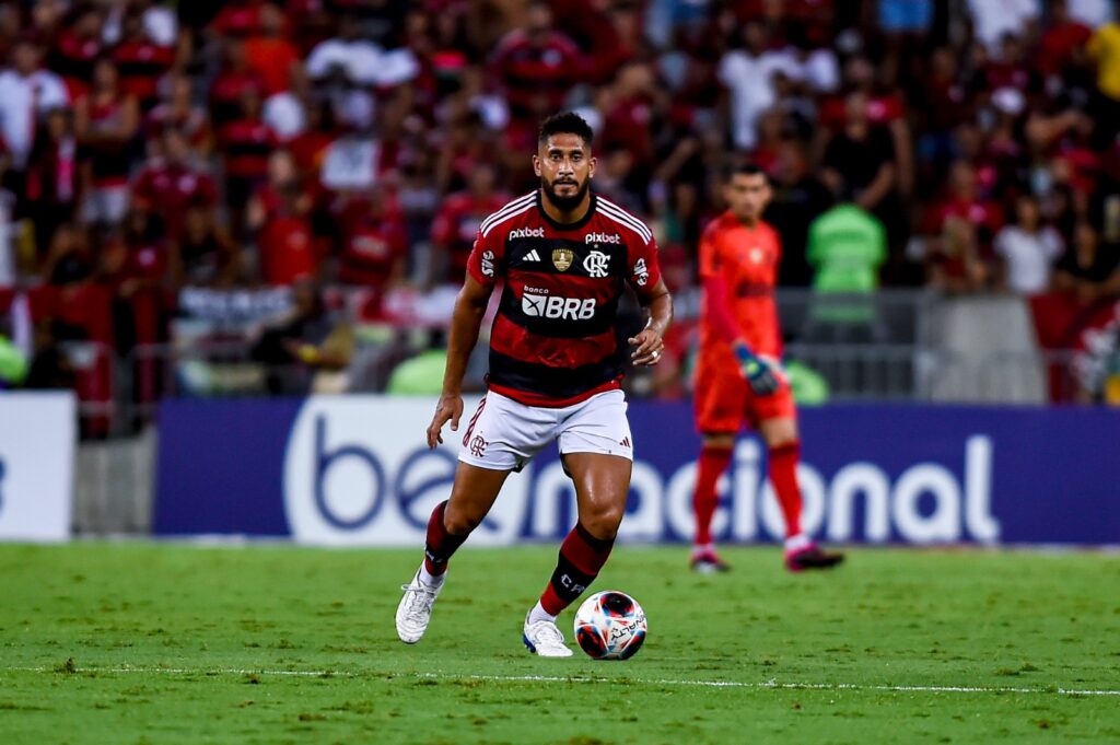 pablo em ação pelo flamengo