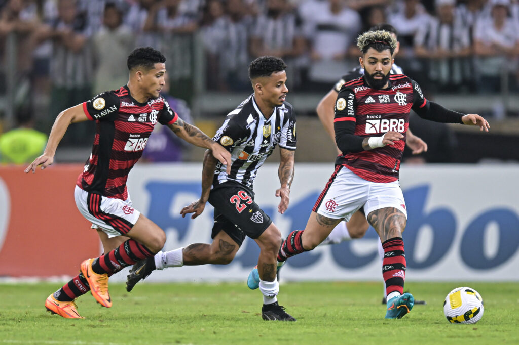 Allan em Flamengo x Atlético-MG