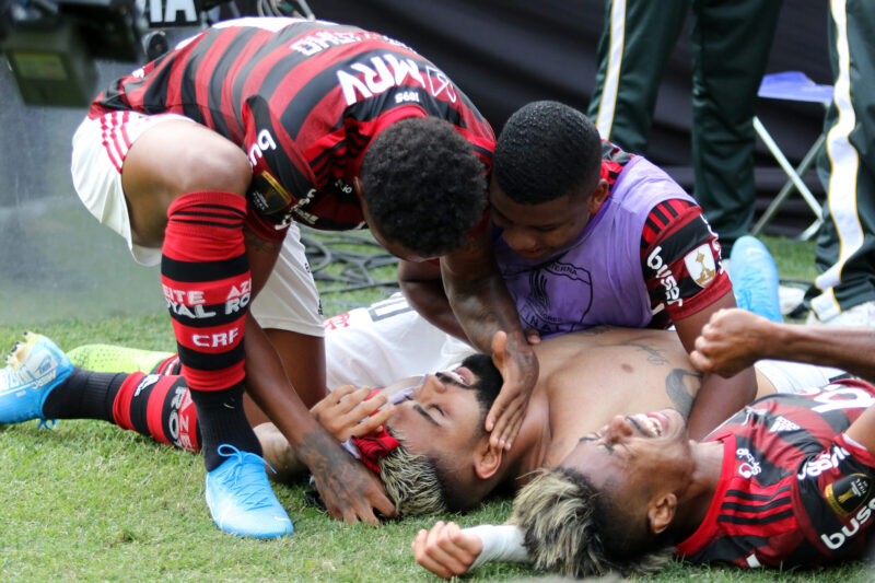 Gabigol em Flamengo x River Plate