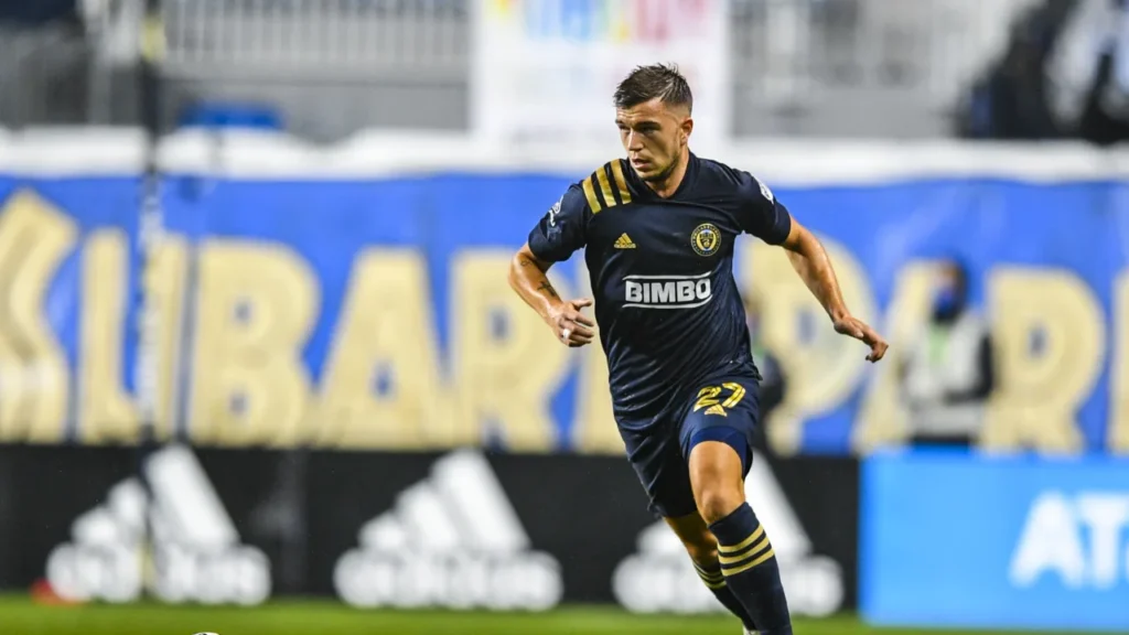 Kai Wagner em campo pelo Philadelphia Union