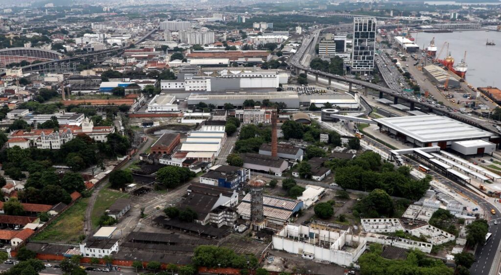 Terreno do Gasômetro, onde o Flamengo quer construir seu estádio