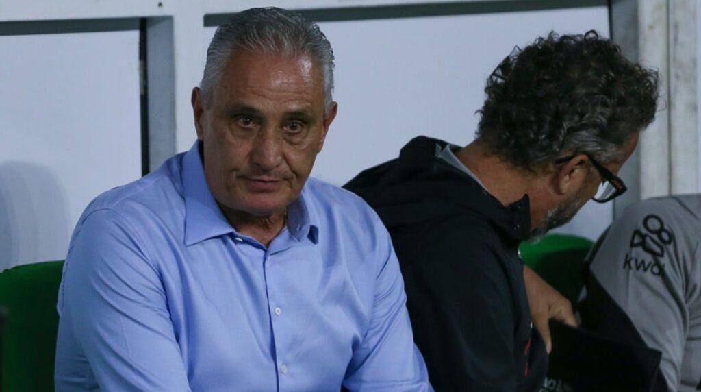 tite em banco no jogo do flamengo