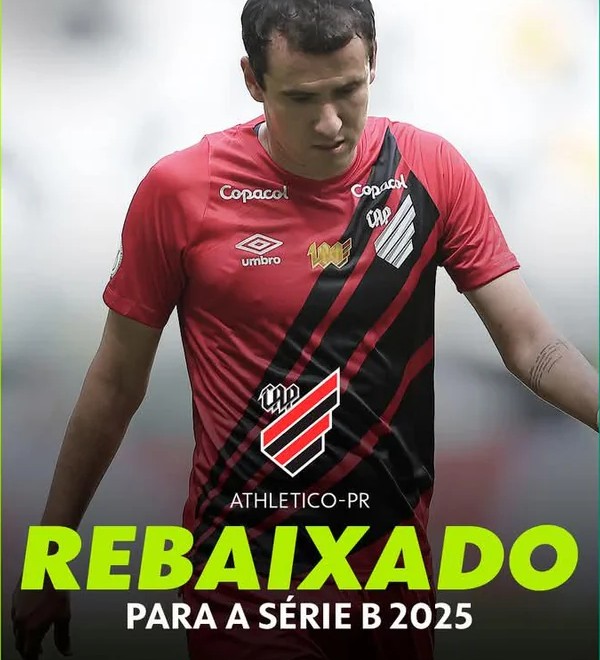 Em 2024, Pablo foi rebaixado com o Athletico Paranaense