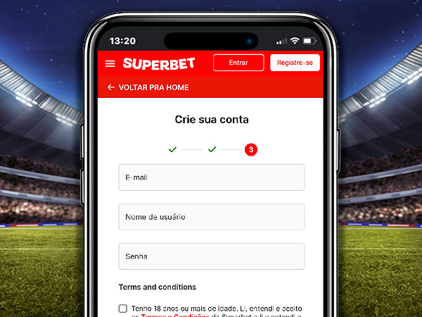 Como se cadastrar na Superbet