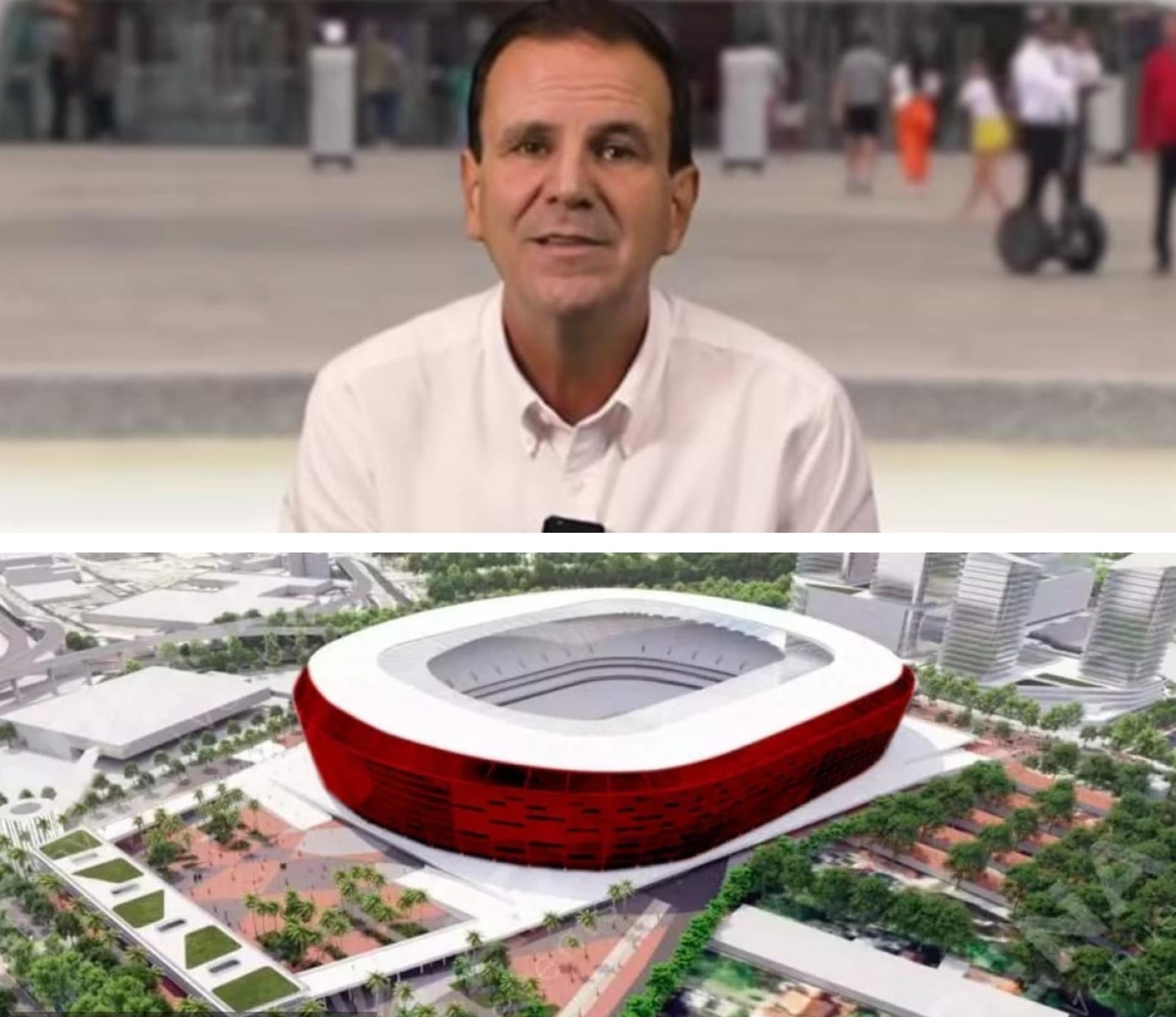 Estádio do Flamengo: Paes reafirma retirada de dutos; torcedores pedem para oficializar