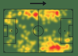 Mapa de calor Varela Flamengo.