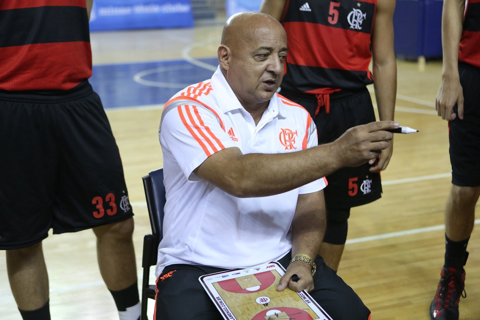 Paulo Chupeta em jogo do Flamengo