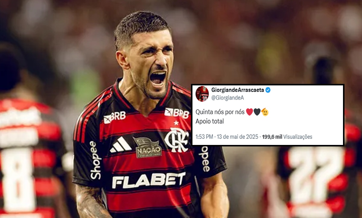 Arrascaeta chama a responsabilidade em post nas redes sociais; veja