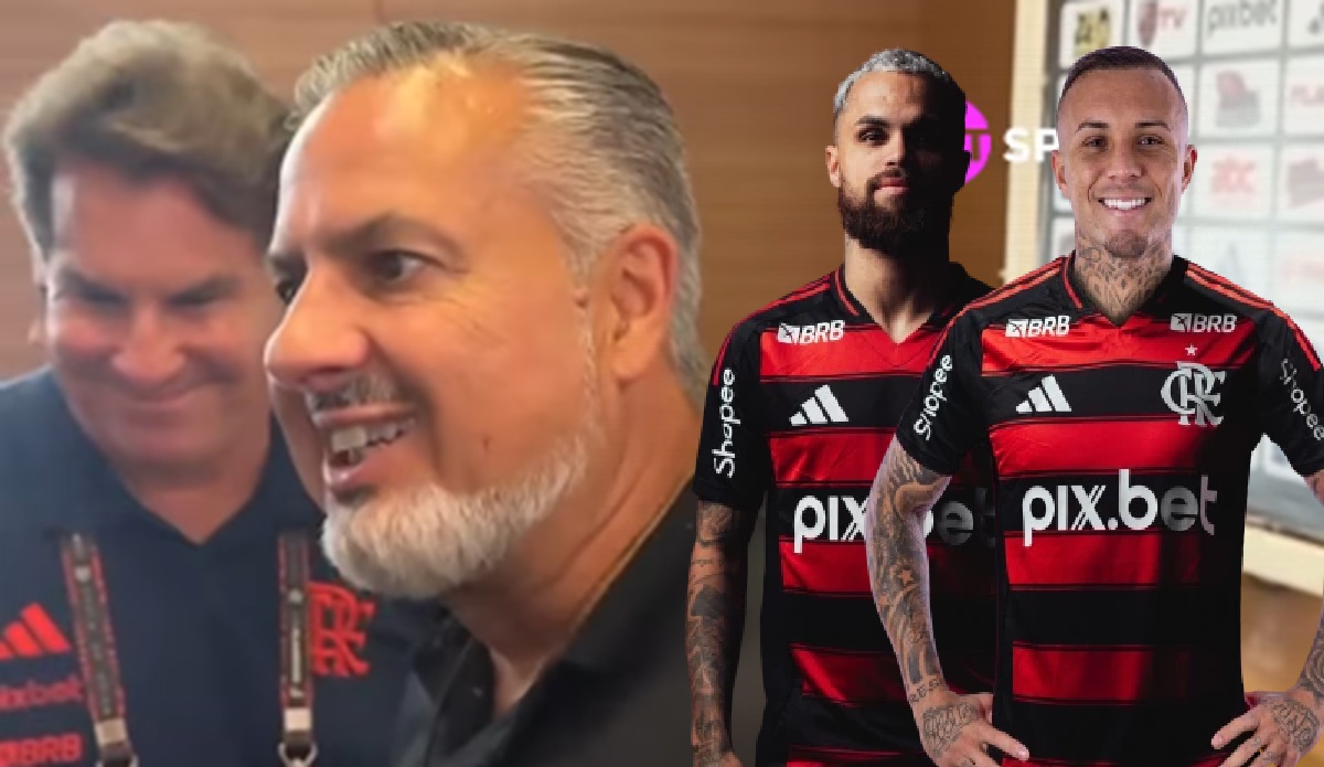 Descontraído, Boto comenta futuro de Cebolinha e Michael no Flamengo