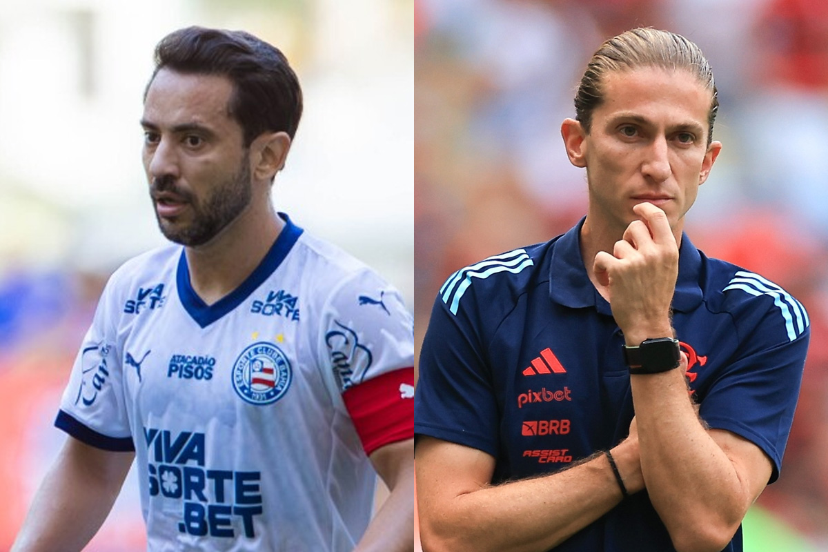 Everton Ribeiro brinca sobre duelo contra Filipe Luís: 'Falar para ele me deixar livre'