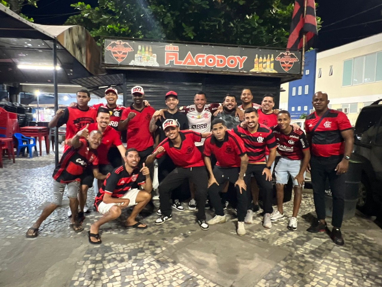 João Gomes já está no Setor Norte para acompanhar Flamengo x Deportivo Táchira