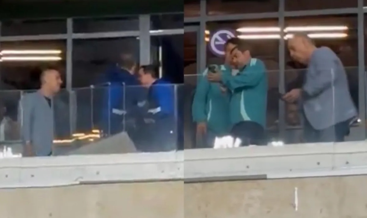 Marcos Braz assistiu vitória do Cruzeiro com gol de Gabigol no Mineirão
