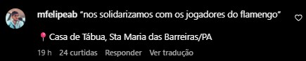Torcedores do Águia se surpreendem com nota oficial sobre o Flamengo