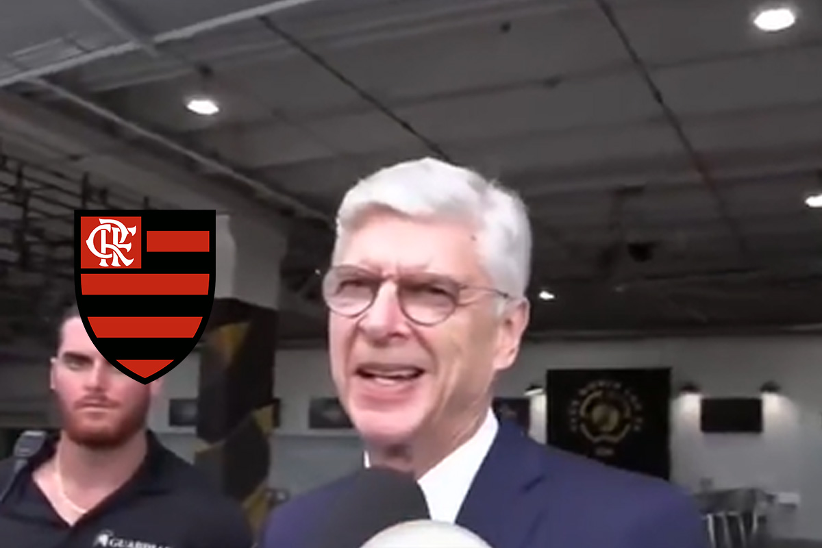 ‘Melhores do mundo’: Wenger se surpreende com torcida do Flamengo