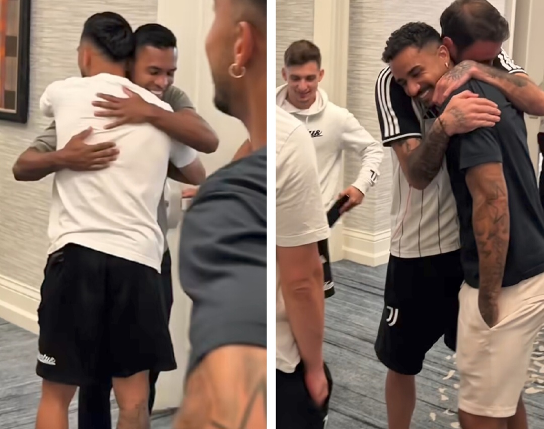 Juventus publica resenha de Alex Sandro e Danilo em reencontro com elenco italiano