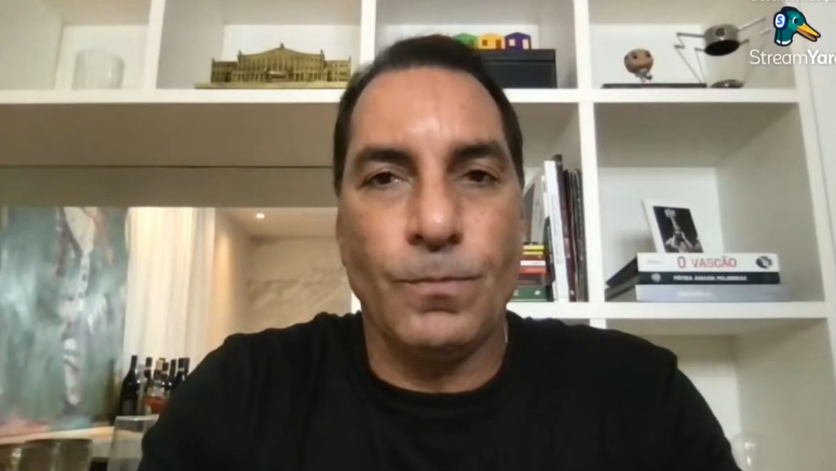Edmundo cita Flamengo e lamenta Vasco no mercado: 'Não consegue Danilo e Jorginho'