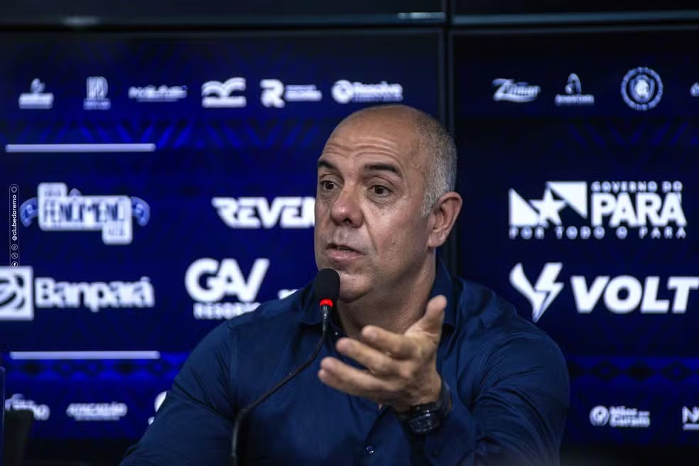 Apresentado no Remo, Marcos Braz cita experiência no Flamengo como trunfo