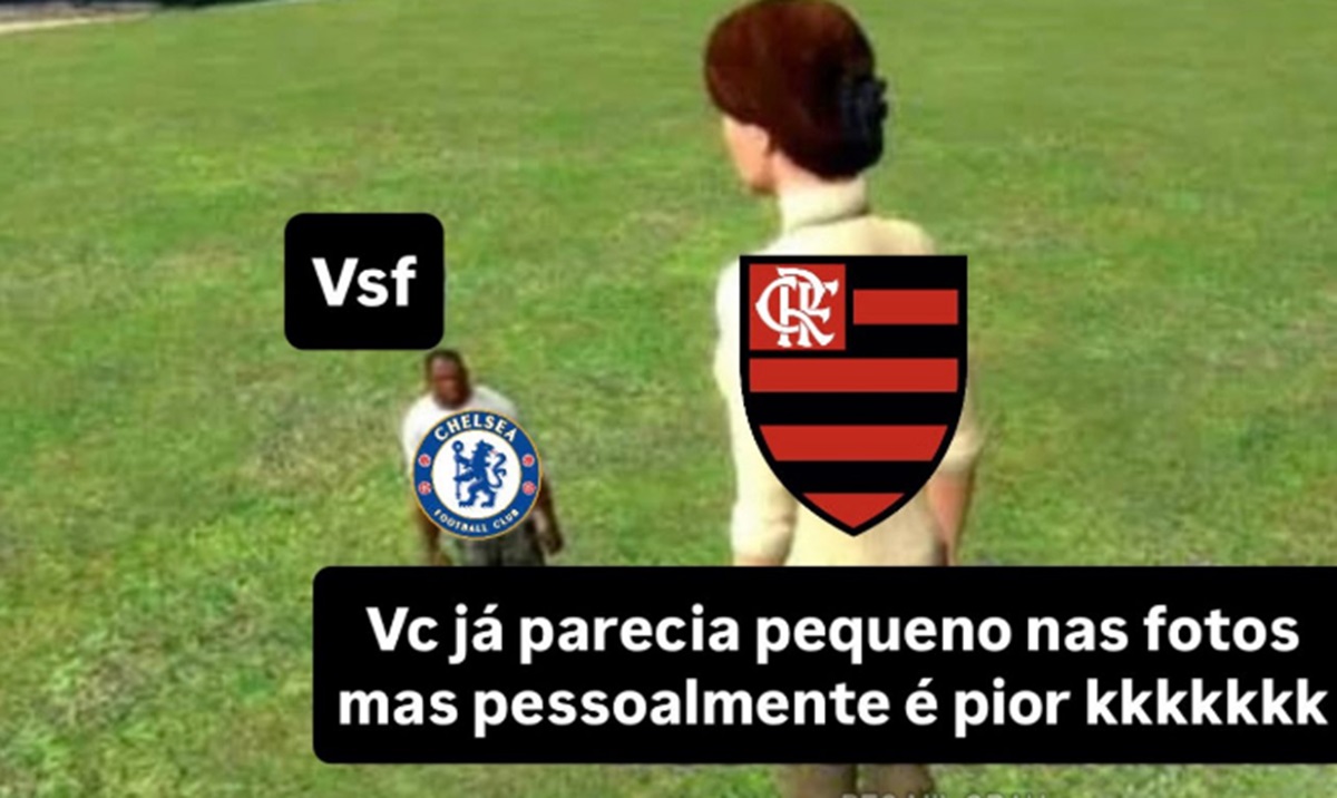 Memes de Flamengo 3x1 Chelsea: 'Você já parecia pequeno nas fotos, mas pessoalmente é pior'