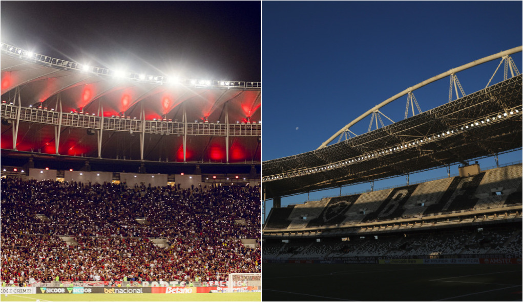 Cadê você? Flamengo levou 5 vezes mais torcedores ao estádio que o Botafogo no Brasileirão