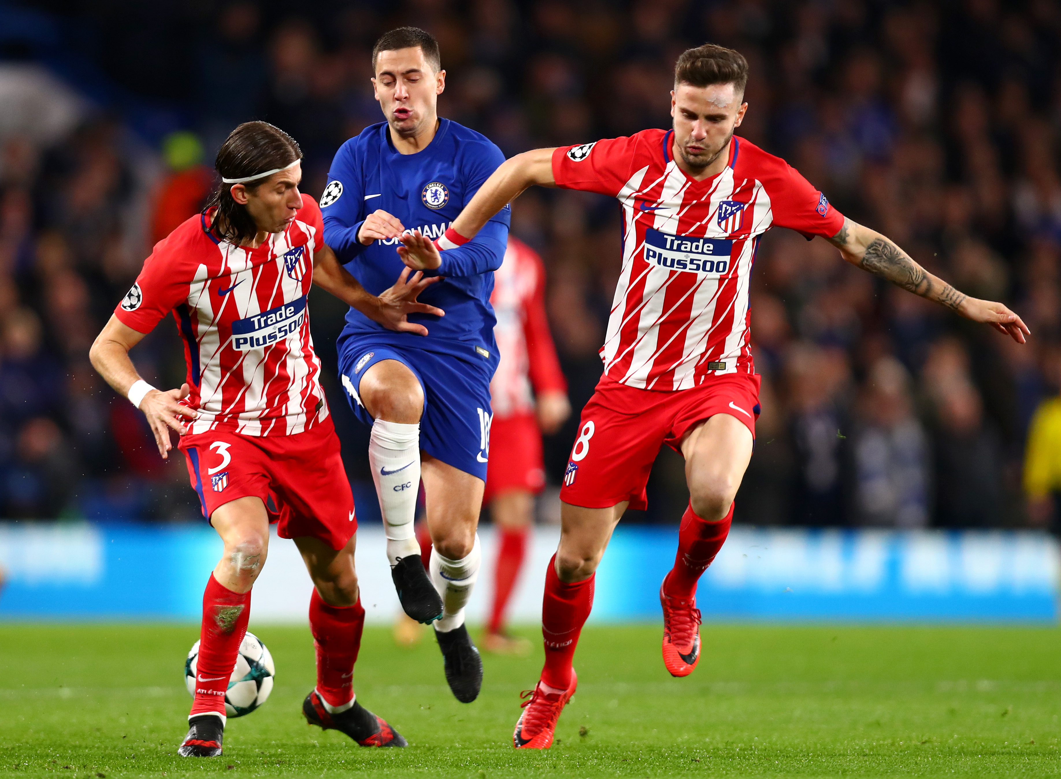 Filipe Luís e Saúl Atlético de Madrid