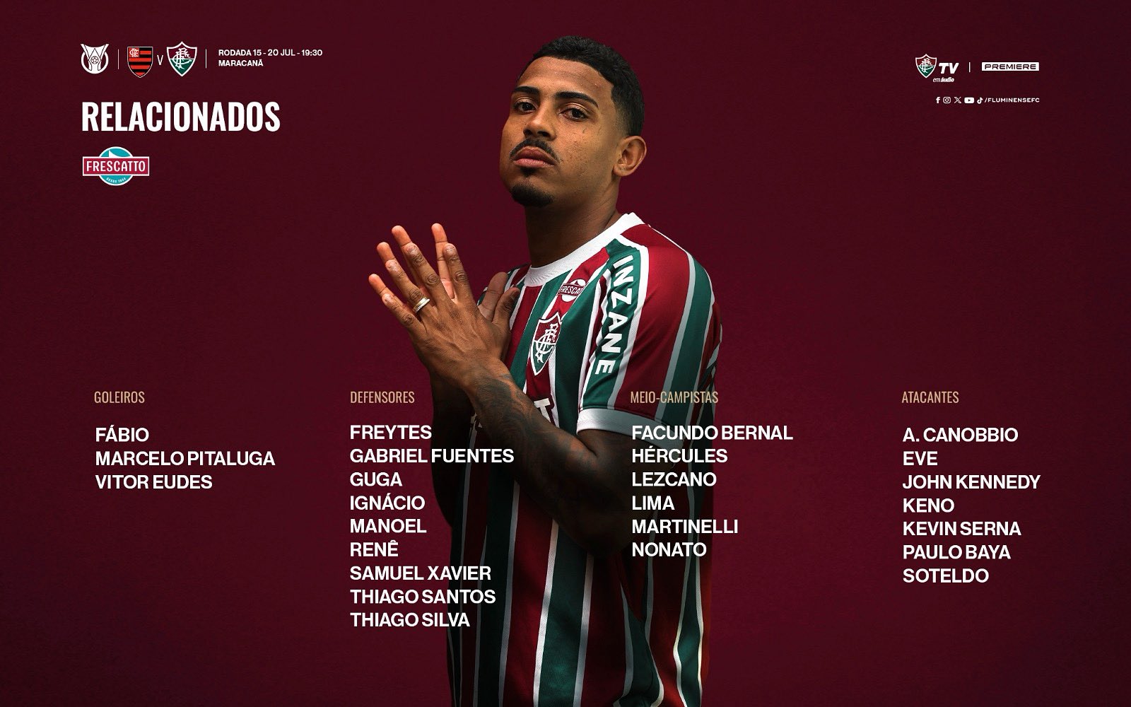 German Cano desfalque Fluminense
