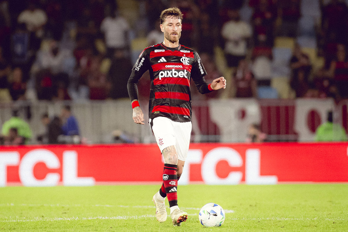 Léo Pereira durante Flamengo x Internacional