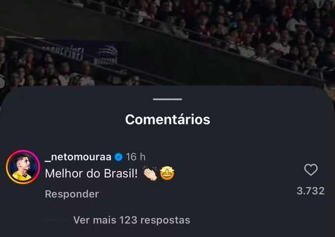 comentário de neto moura sobre arrascaeta