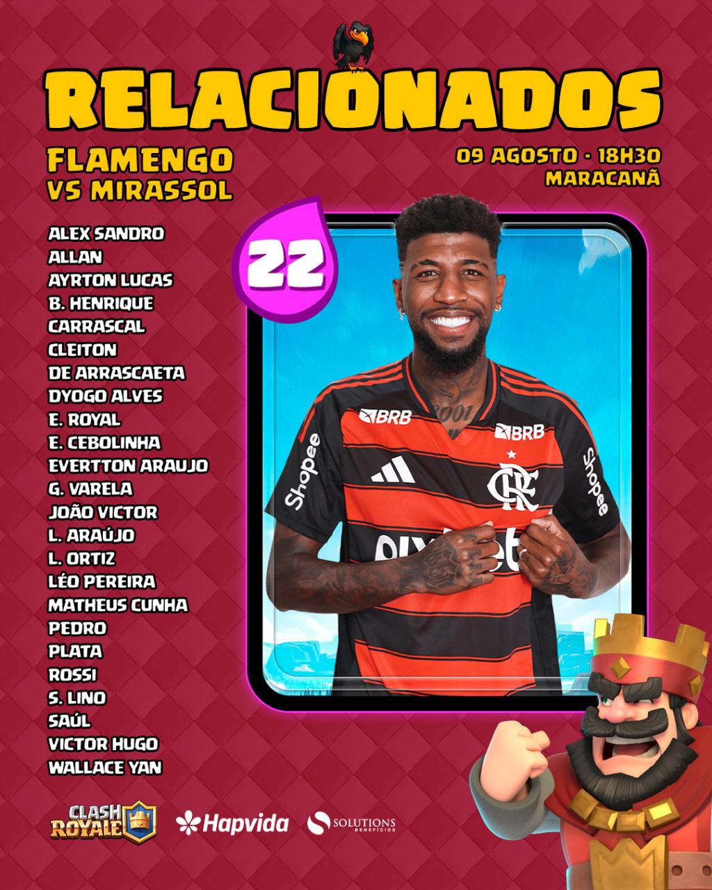 Relacionados Flamengo x Mirassol