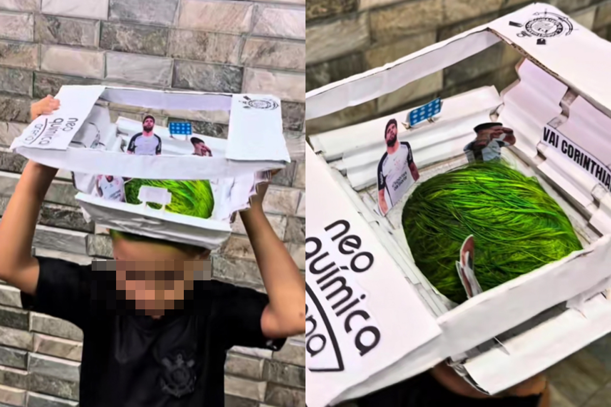 Cabelo Maluco da Neo Quimica Arena, estádio do Corinthians