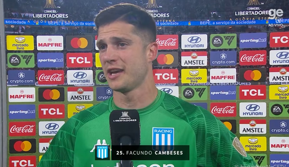 Cambeses, goleiro do Racing, projeta segundo jogo entre Flamengo x Racing