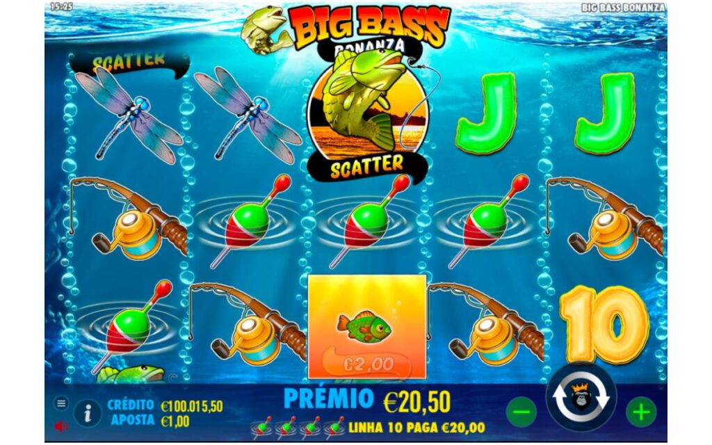 big bass bonanza scatter